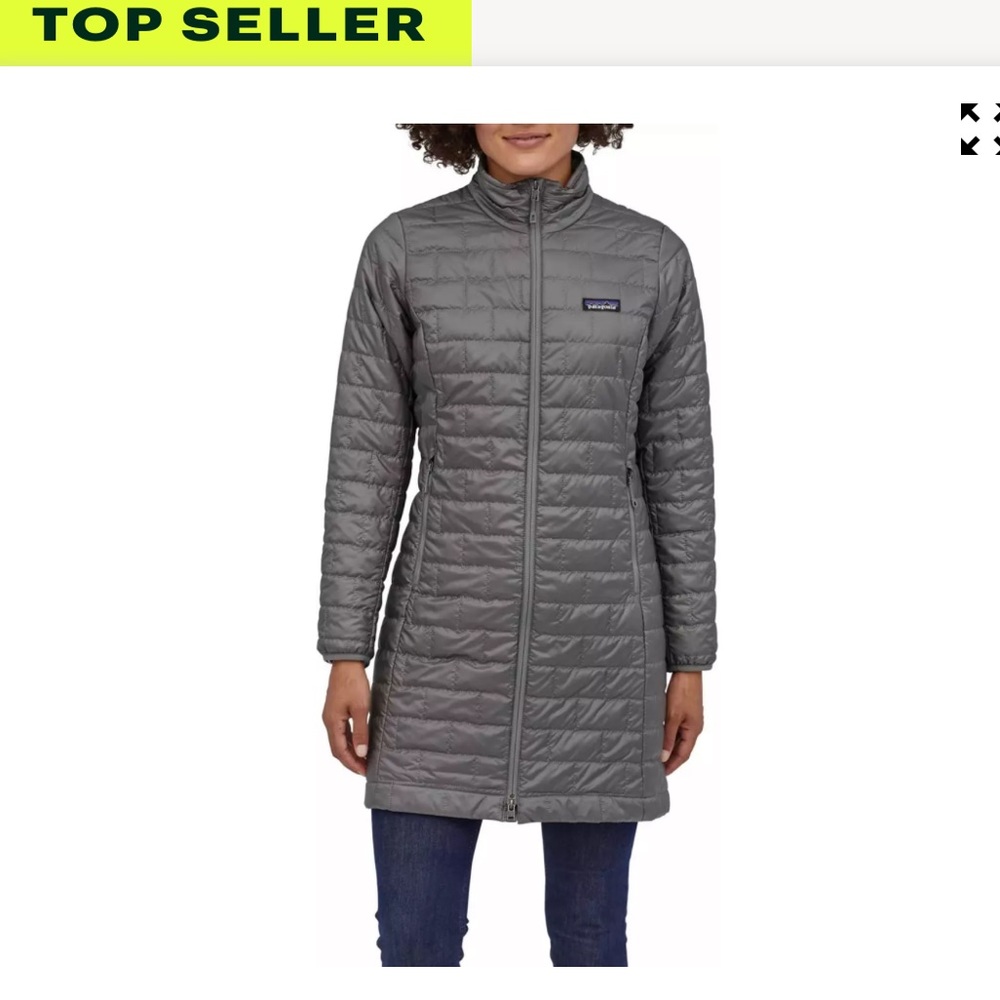 Patagonia Nano Puff LONG Size Medium in Noble Gray